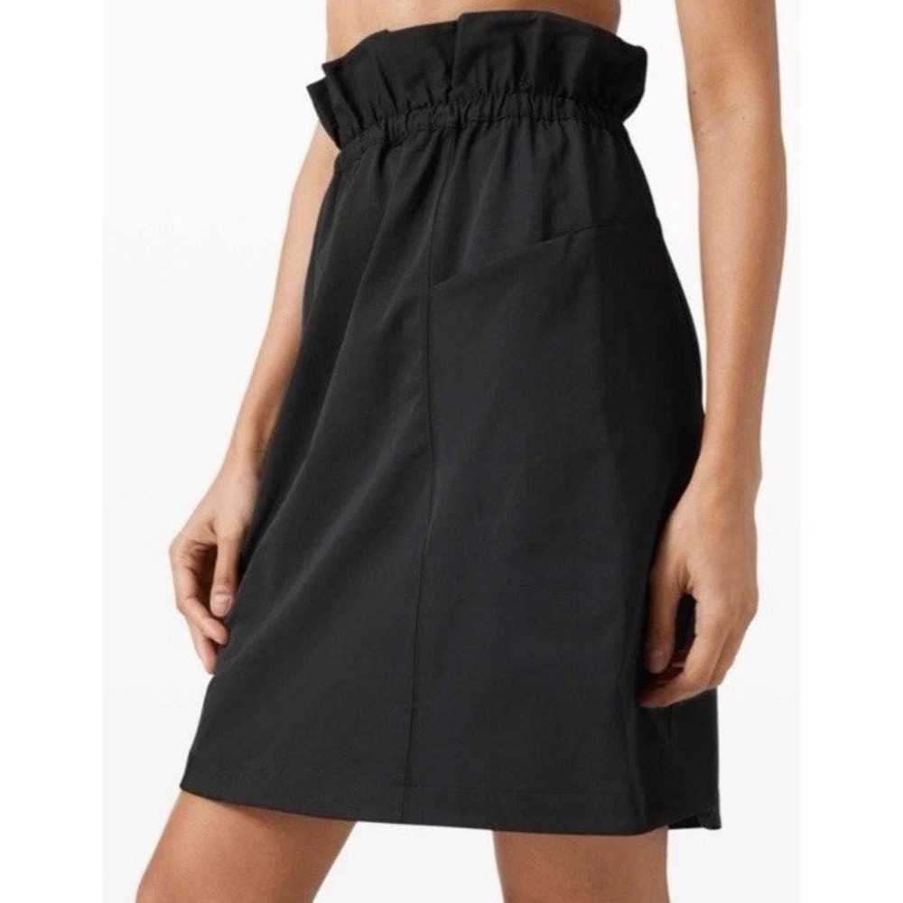 Lululemon‎ Trip Taker Skirt Black Size 10 EUC